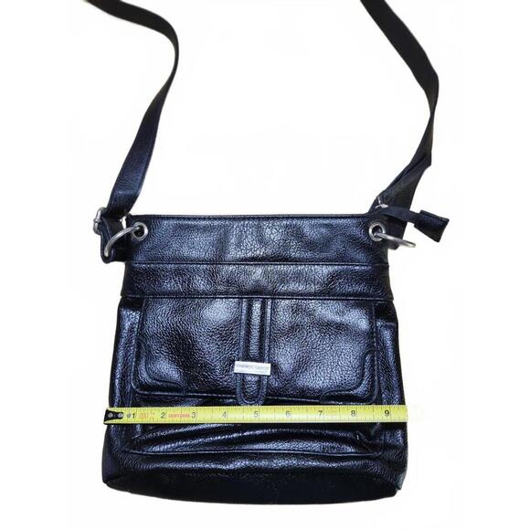 Franco Sarto Stylish Black Crossbody Bag - Picture 7 of 8